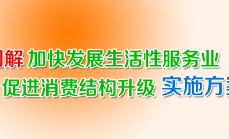 图解：《四川省人民政府办公厅关于印发加快发展生活性服务业促进消费结构升级实施方案的通知》