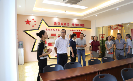 全区两新组织党建工作示范点建设座谈会考察组到桂林市家政行业党建中心参观考察