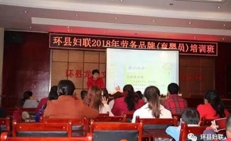甘肃庆阳环县妇联2018年300名家政服务员培训工作圆满完成