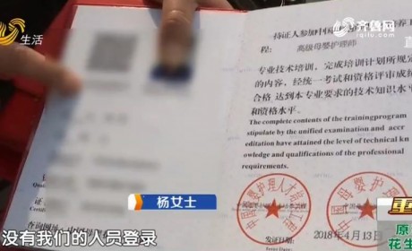 青岛：家政培训考取的证书 为啥不被认可？